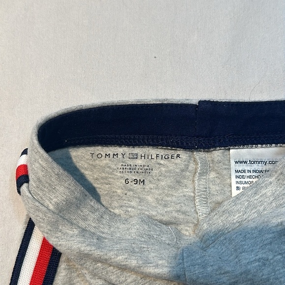 Tommy Hilfiger Gray and Red Sporty Leggings - Picture 2 of 3